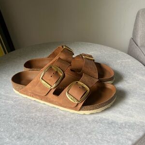 Birkenstock Brown Leather Sandals